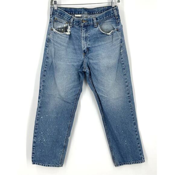 Carhartt Other - Carhartt Relaxed Fit Jeans Blue Men’s Size 35x30 Distressed